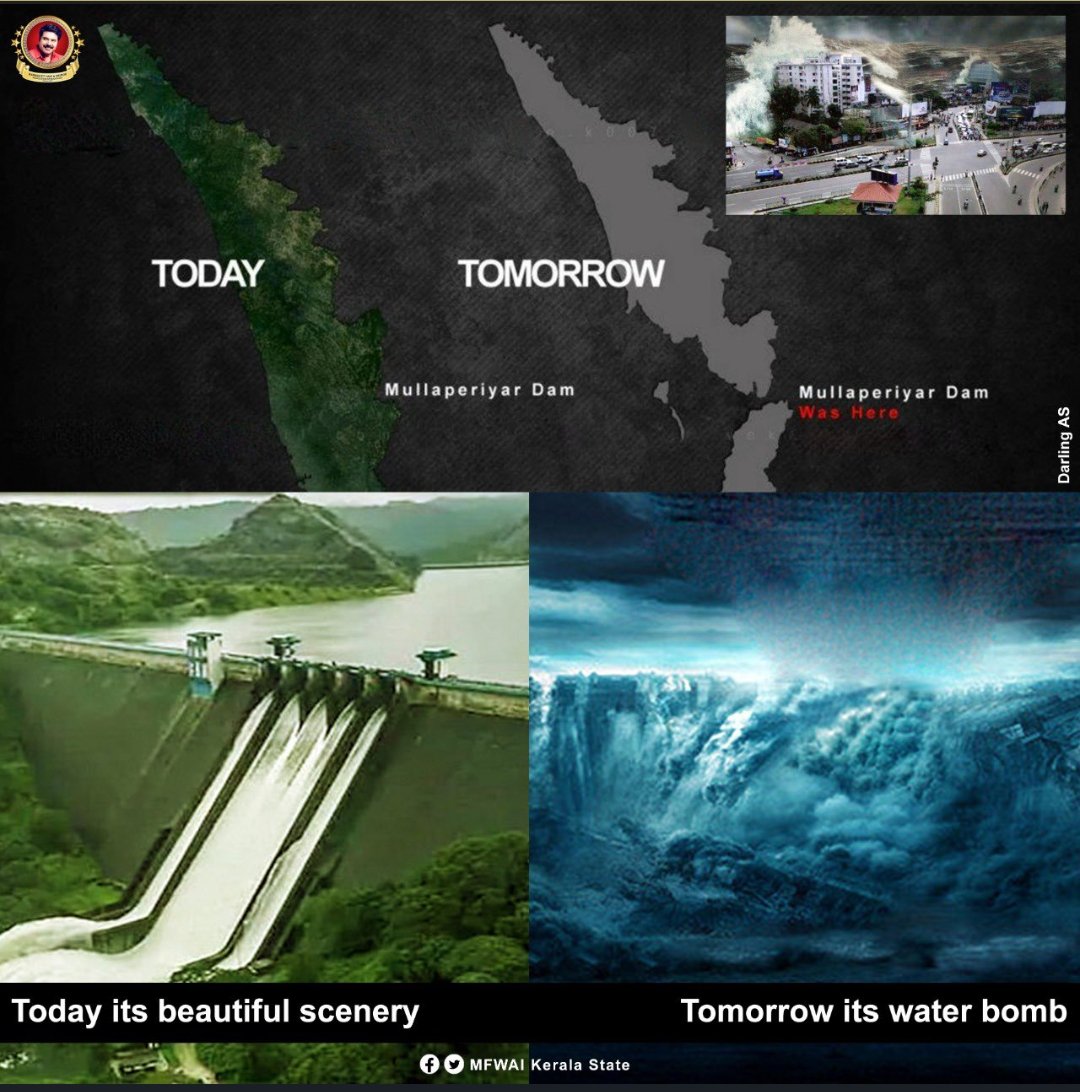 jeon_vk_'s tweet photo. #savekerala #decommissionmullaperiyardam
People of Kerala should speak up for the decommissioning of the Mullaperiyar dam. It has dangerously gone past the life expectancy of over 50 years to 126 years. The lives of over 50 million people are in danger. It's time to react  🙏 https://t.co/42otz9zjF7