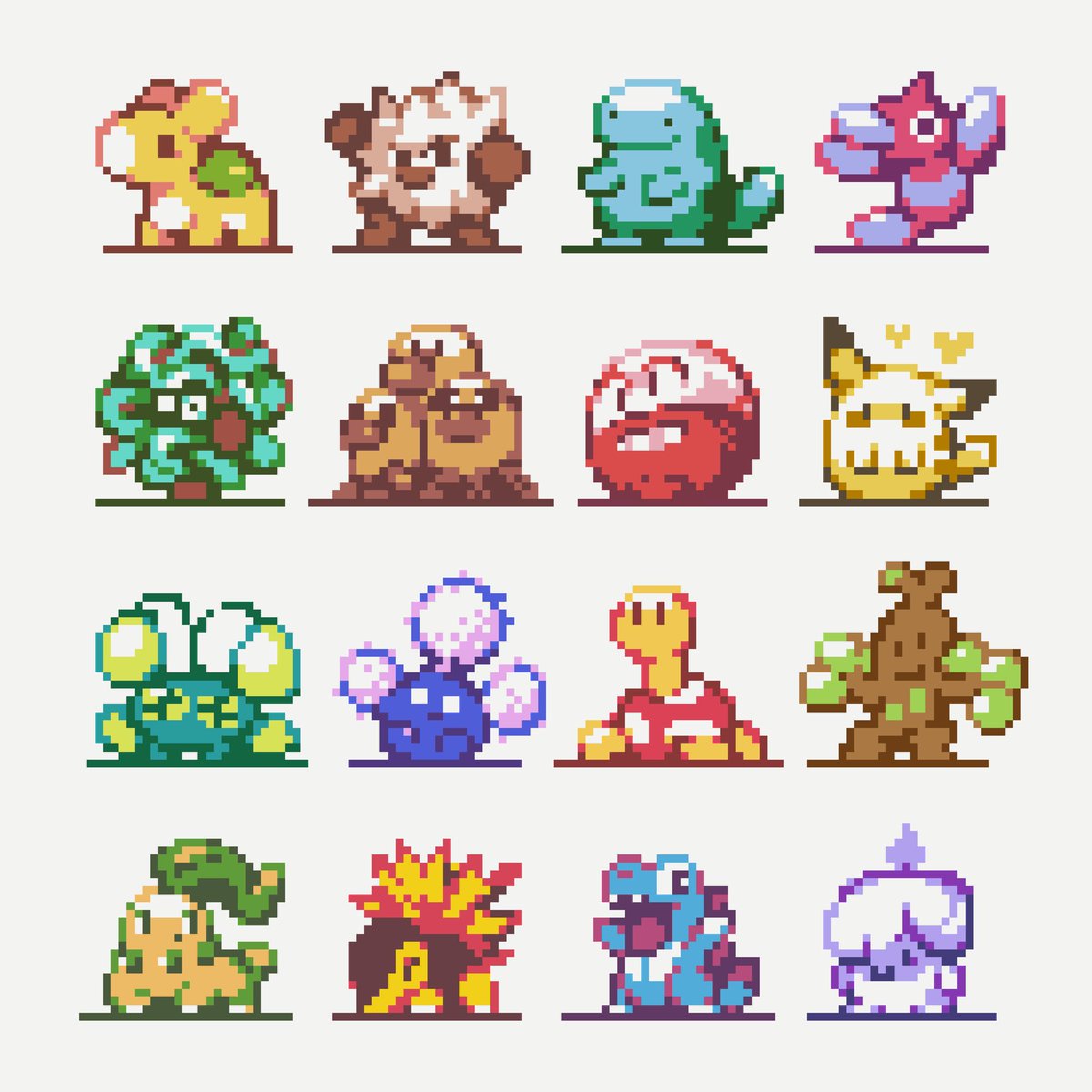 Collection of mons
#pixelart • #ドット絵