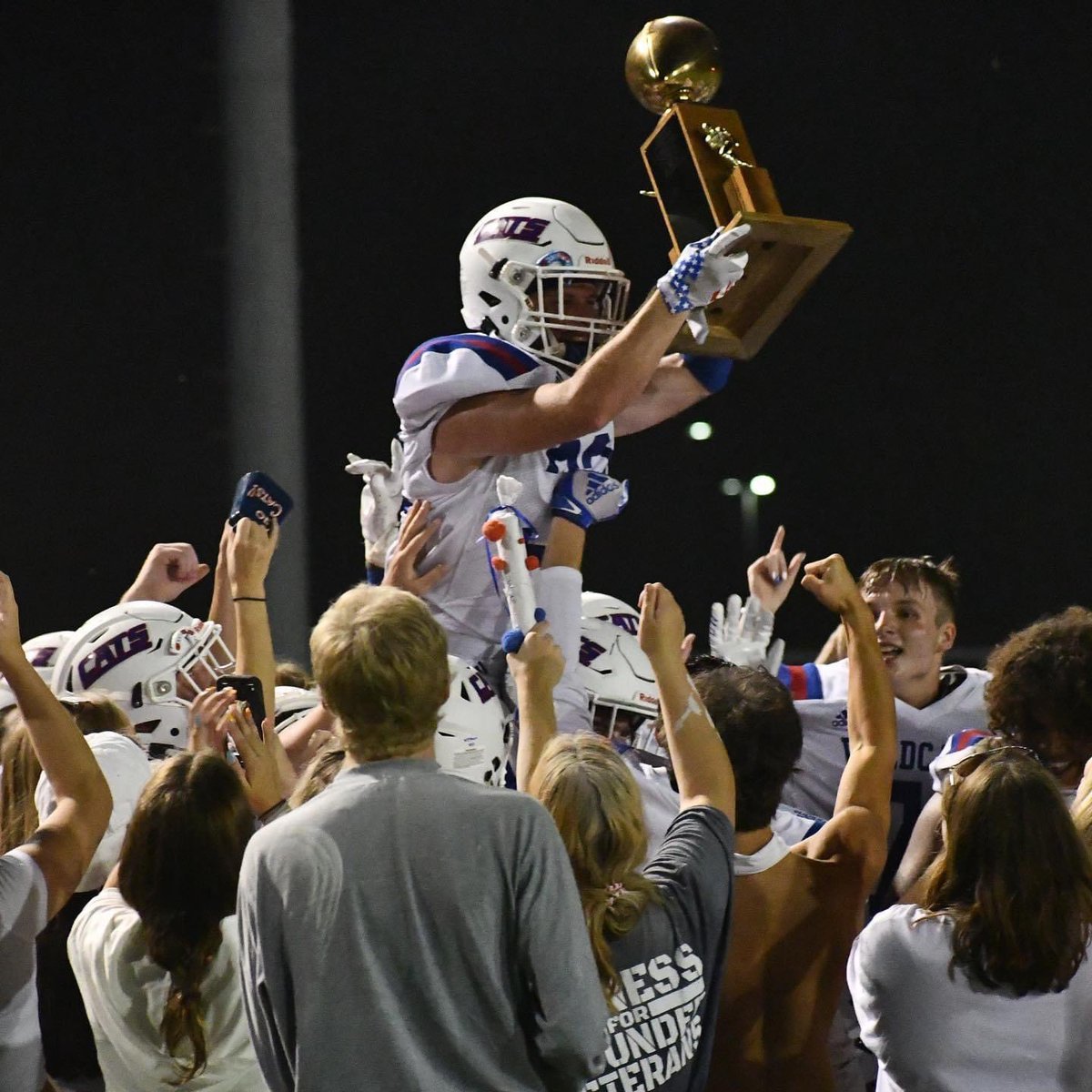 BurgStudentSec's tweet photo. PLAY OFF WEEK!!!! Make sure we pack the stands Saturday night at 7pm! The theme is school spirit!!Make sure to go all out in your BLUE,RED AND WHITE💙❤️🤍 https://t.co/KR5czr1mi8