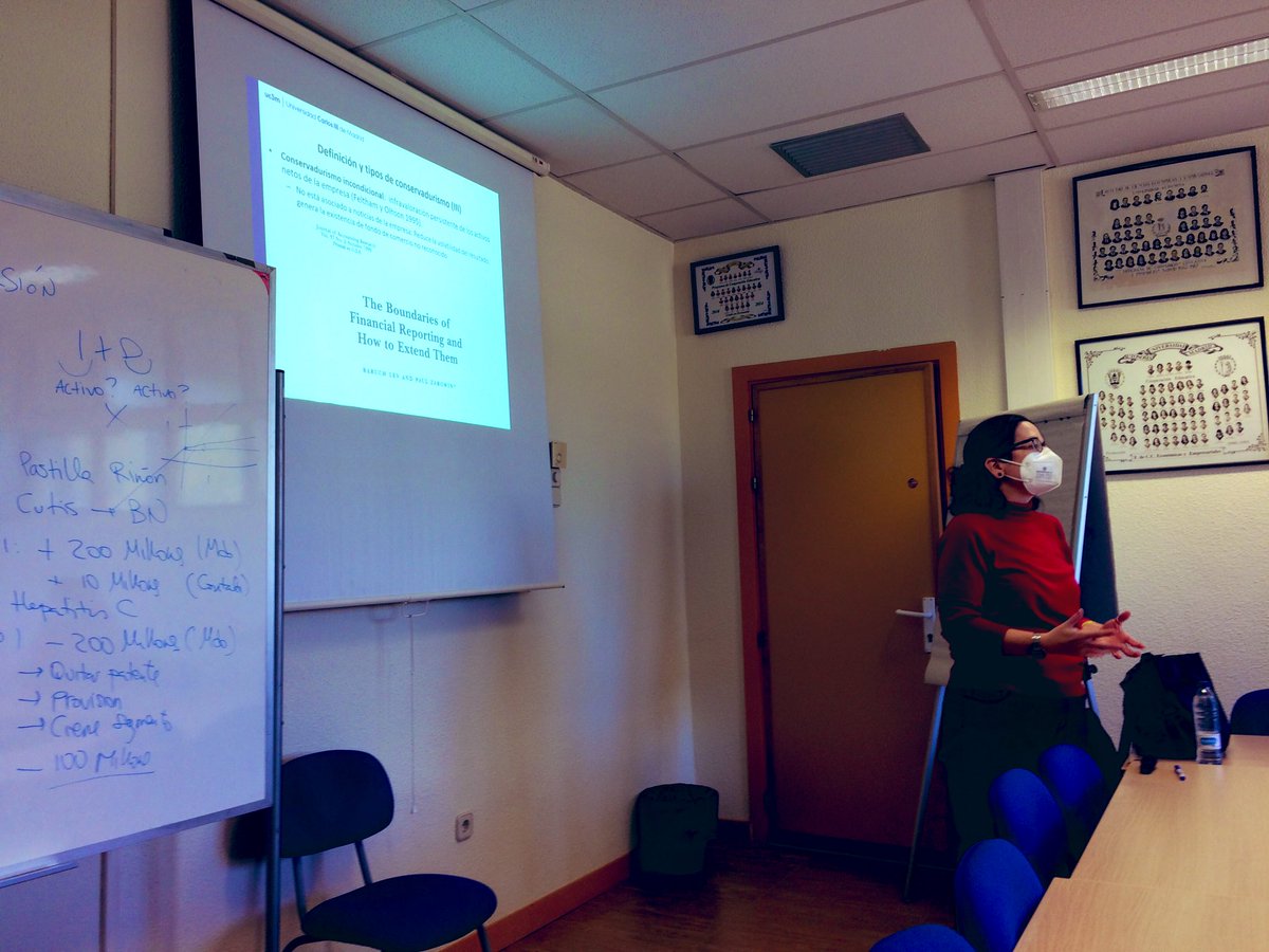 jgomezconde's tweet photo. Very insightful seminar today about accounting conservatism by Beatriz García Osma (@beagosma) at @macam_uam 
@UAM_Economicas 
Thank you! https://t.co/dI4sbuWpkt