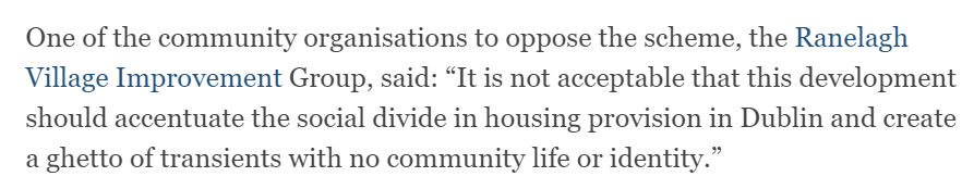 paulodonoghue93's tweet image. This objection to rental housing in Ranelagh would be rejected from a Ross O'Carroll Kelly column for being too much.

irishtimes.com/business/const…