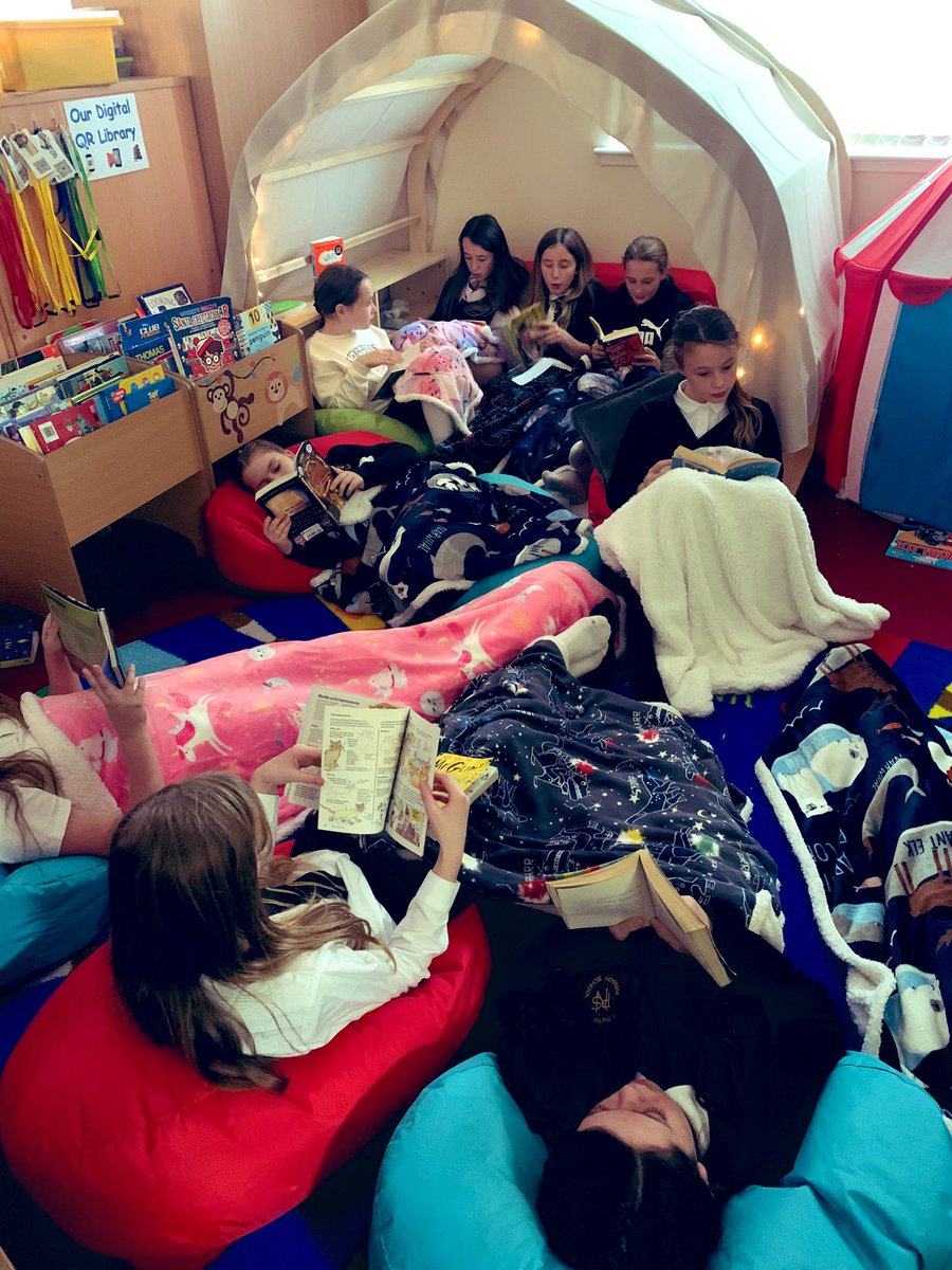 NetherburnPs's tweet photo. P6/7 pupils are delighted that our after school book club has started back. All classes will have the opportunity to attend the book club once Mrs Queen has trained the pupils as book club leaders. 
Future Pupil Reading Group (PRG) Leaders 😊

@OpenUni_RfP @SLCLiteracy @jillmq80 https://t.co/j7f6dfcmyq