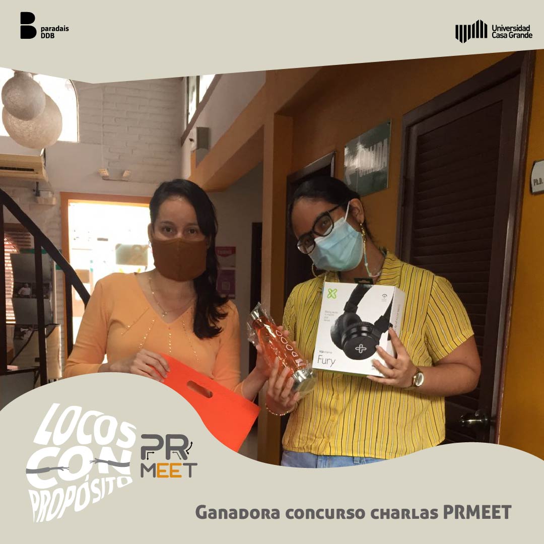 prmeet_ucg's tweet photo. 🙌🏻Felicidades a @NathBriones28  y @rominaachico , ganadoras del concurso de redes sociales del #PRMeet #LocosConPropósito 🎉🎁🎊

✅ Agradecemos a @TIAEC  y @KlipXtreme cuentas auspiciantes del concurso

@ucasagrande https://t.co/gPs1oHEqQ6