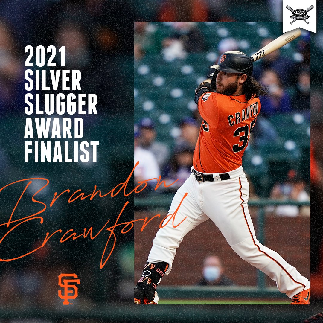 SFGiants's tweet photo. Congratulations to Brandon Crawford and Buster Posey on being named 2021 Silver Slugger Award finalists! https://t.co/pYxRKig24B