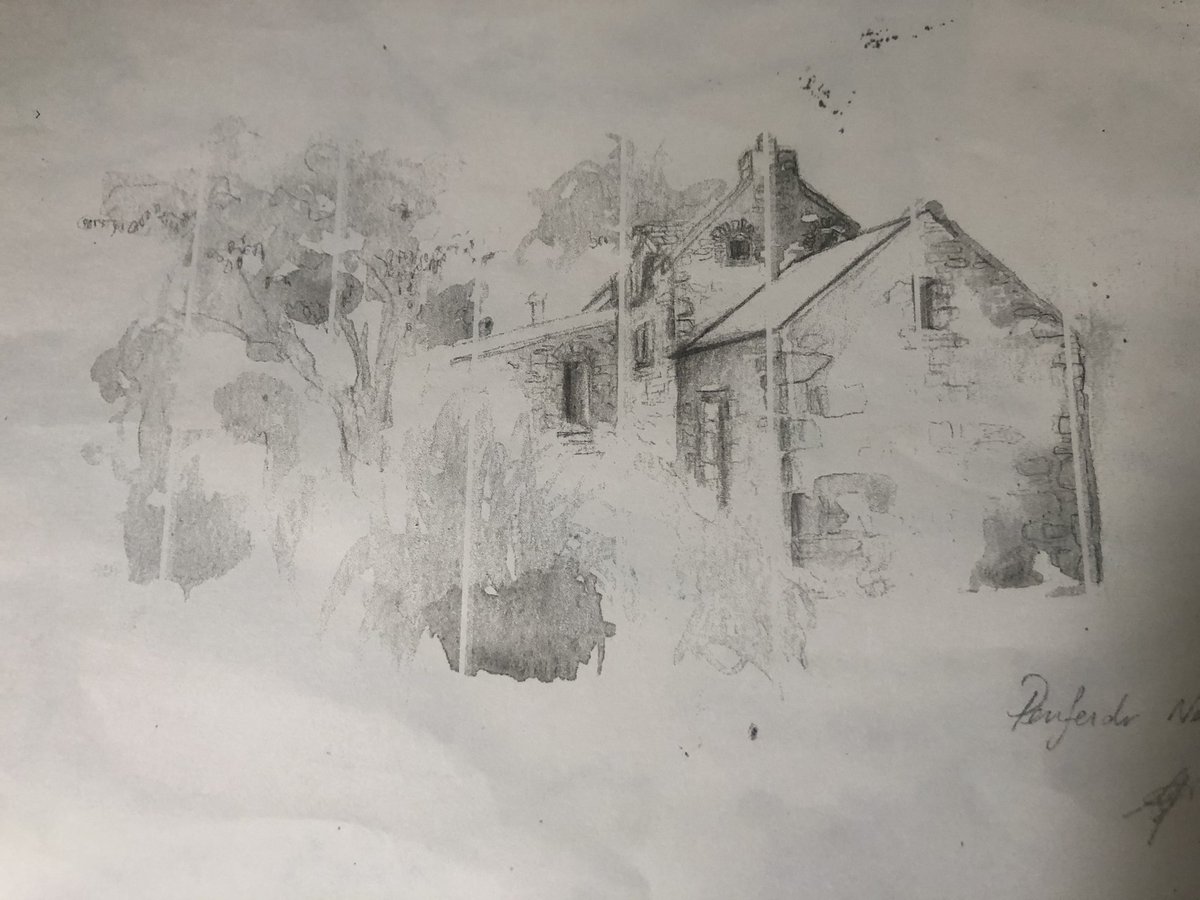 A beautiful drawing of Penfeidr Newydd from one of our recent guests #Pembrokeshire #walesaway