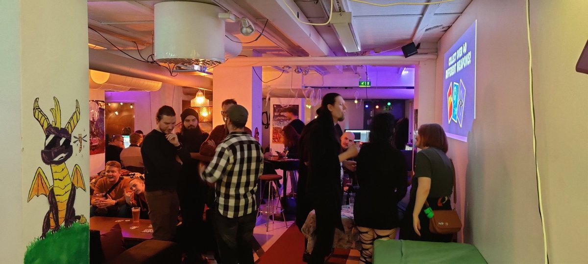pvesterbacka's tweet photo. Tampere IGDA going strong! Everybody is here :) 40 games studios in Tampere, soon to be 80 ;) #agoodstart #FinestFuture in the #FinEstBayArea https://t.co/KbUmx0CLcD