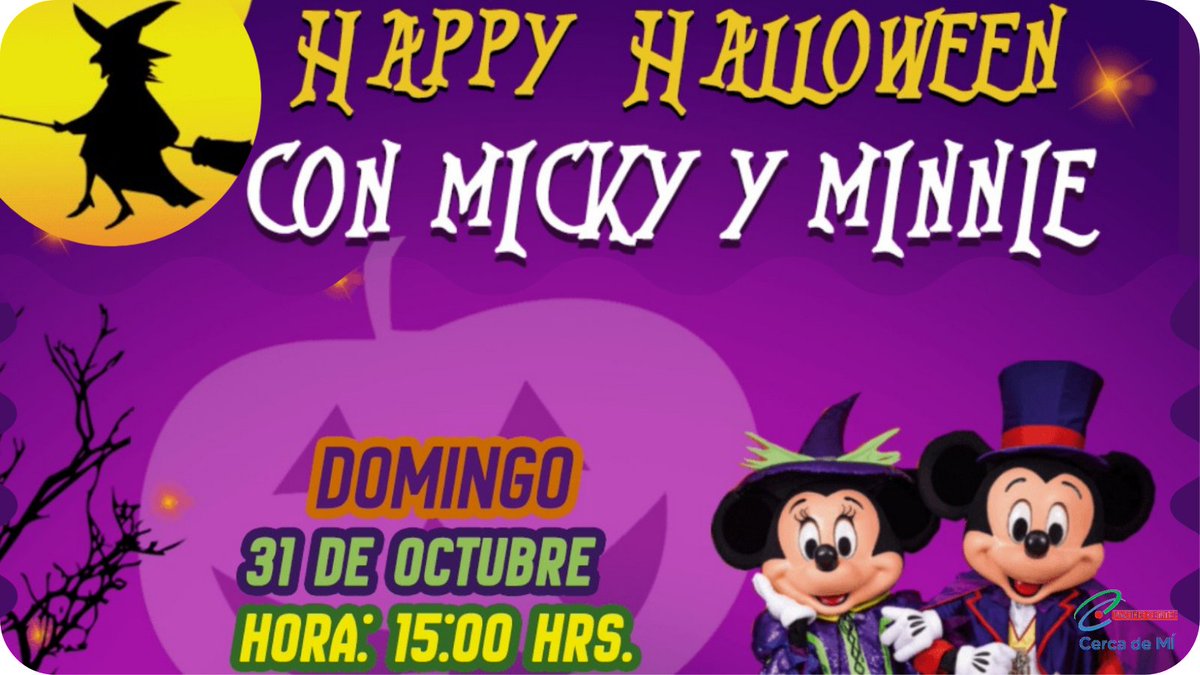 pacificenter_gt's tweet photo. 👻HAPPY HALLOWEEN CON MICKY Y MINNIE 👻
Te invitamos  a la fiesta de Halloween con Mickey y Minnie 🧛‍♂️ este próximo domingo 31 de octubre a  partir de las 03:00 pm #EntradaGratis 🧛
#CCPacificCenter #CercaDeMÍ #Halloween 
Te esperamos https://t.co/fZB5GPOoRd