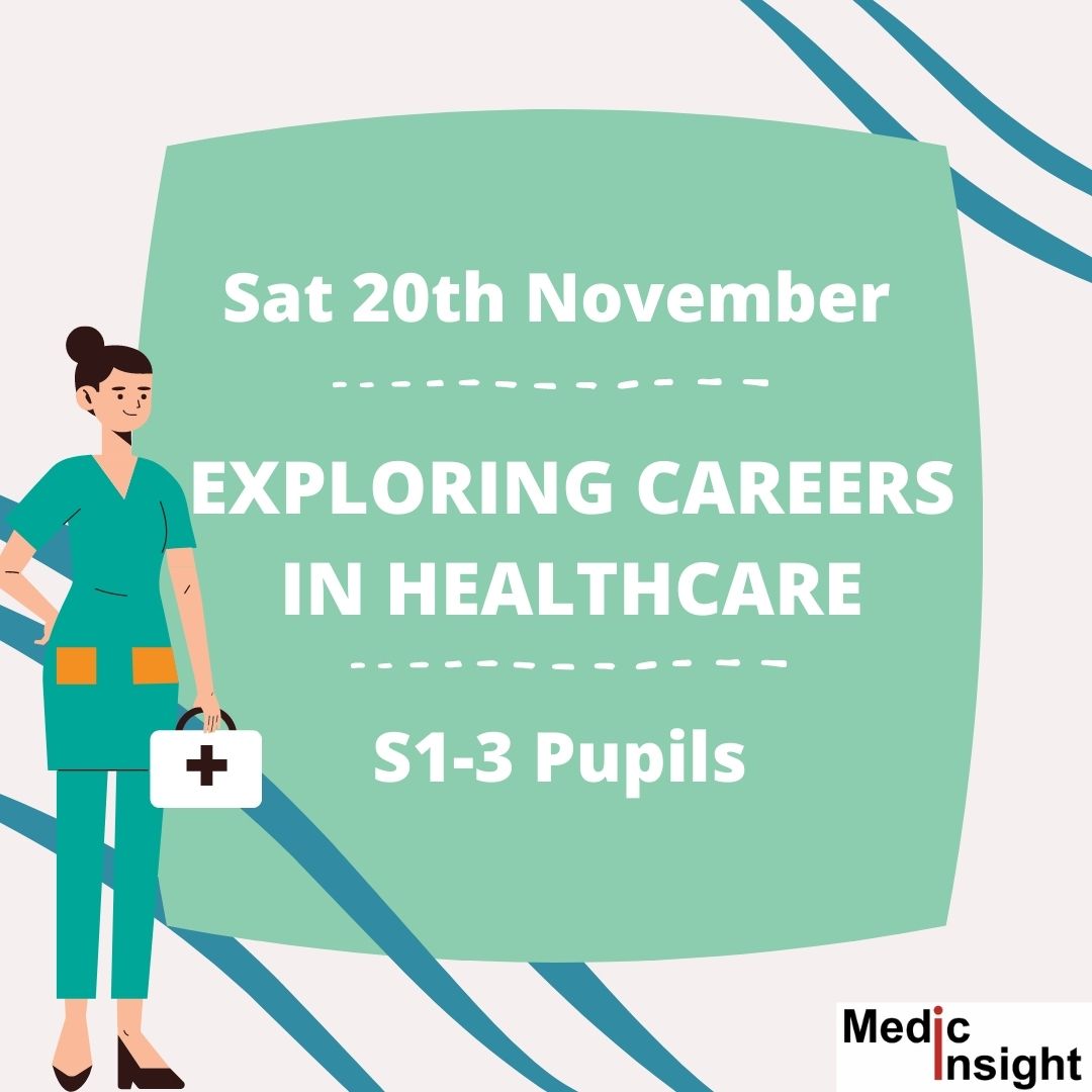 Dundee_MI's tweet photo. 🏥EXPLORING CAREERS IN HEALTHCARE🏥

Sign up is LIVE for our first event of the academic year! 

On Saturday 20th Nov. we will be hosting a vast range of healthcare professionals to give S1-3 an insight into how exciting a future in healthcare can be. 🧑‍⚕️

Link in our linktree 😃 https://t.co/ub69olA8ko