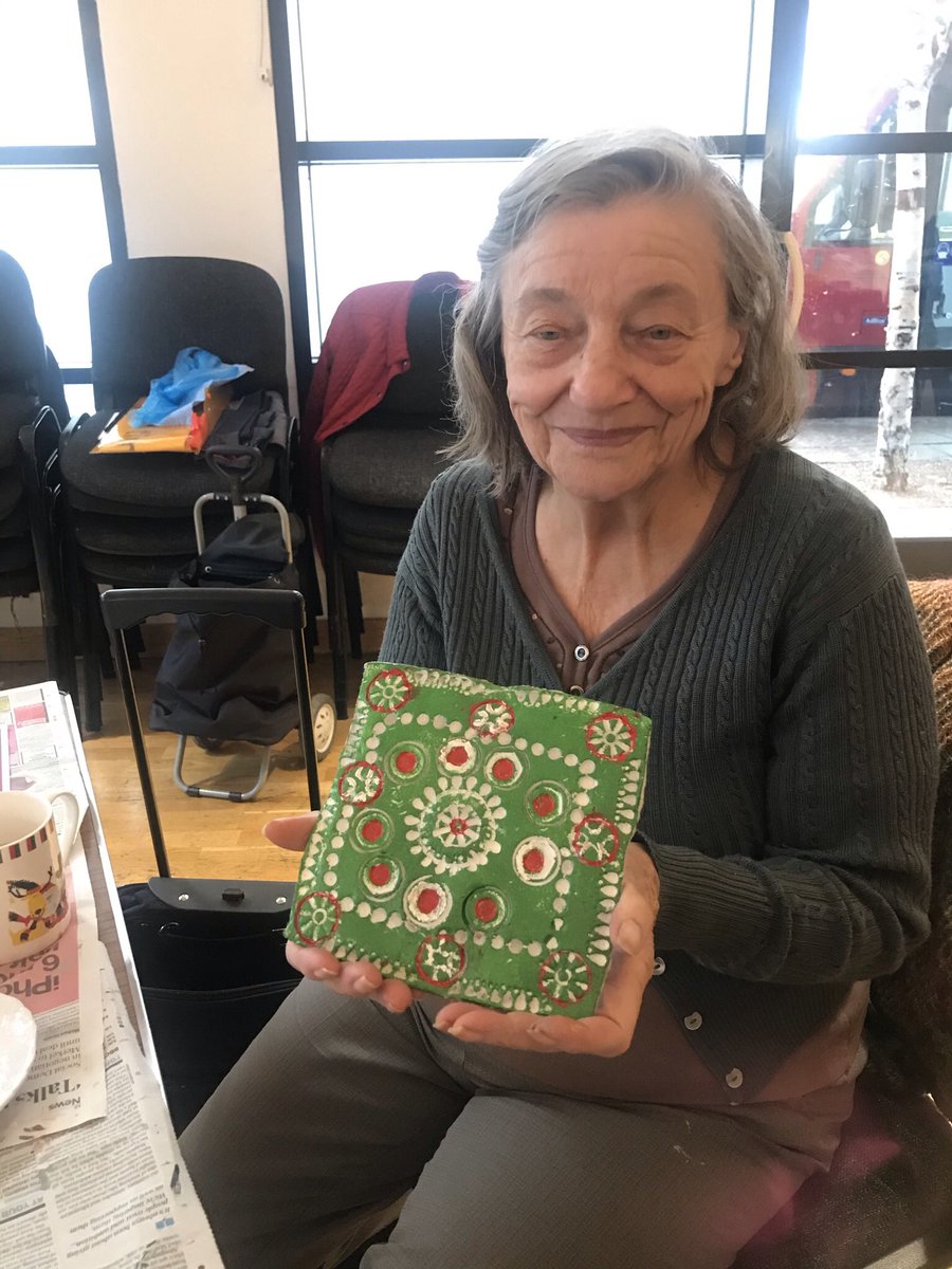 Our creative #PositiveAgeing members have finished their 6-weeks <a href="/createcharity/">Create</a> ceramics workshop. Look at all these beautifully created pieces of art #Southwark #over60