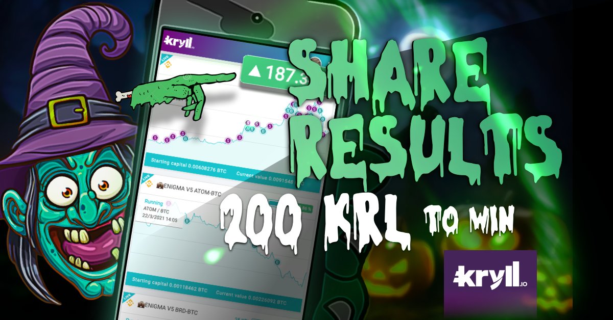 kryll_fr's tweet photo. 🎃🎁 4x50 $KRL à gagner 🎁🎃
👉 Poste une capture d'écran d'une stratégie #Kryll en livetrading en réponse à ce tweet avec le tag #KryllProfits + RT ce tweet
4 gagnants seront annoncés le 31 octobre 👻
Inscription gratuite 👉 https://t.co/PpmQ5e38Jm https://t.co/GDUKS4d56i