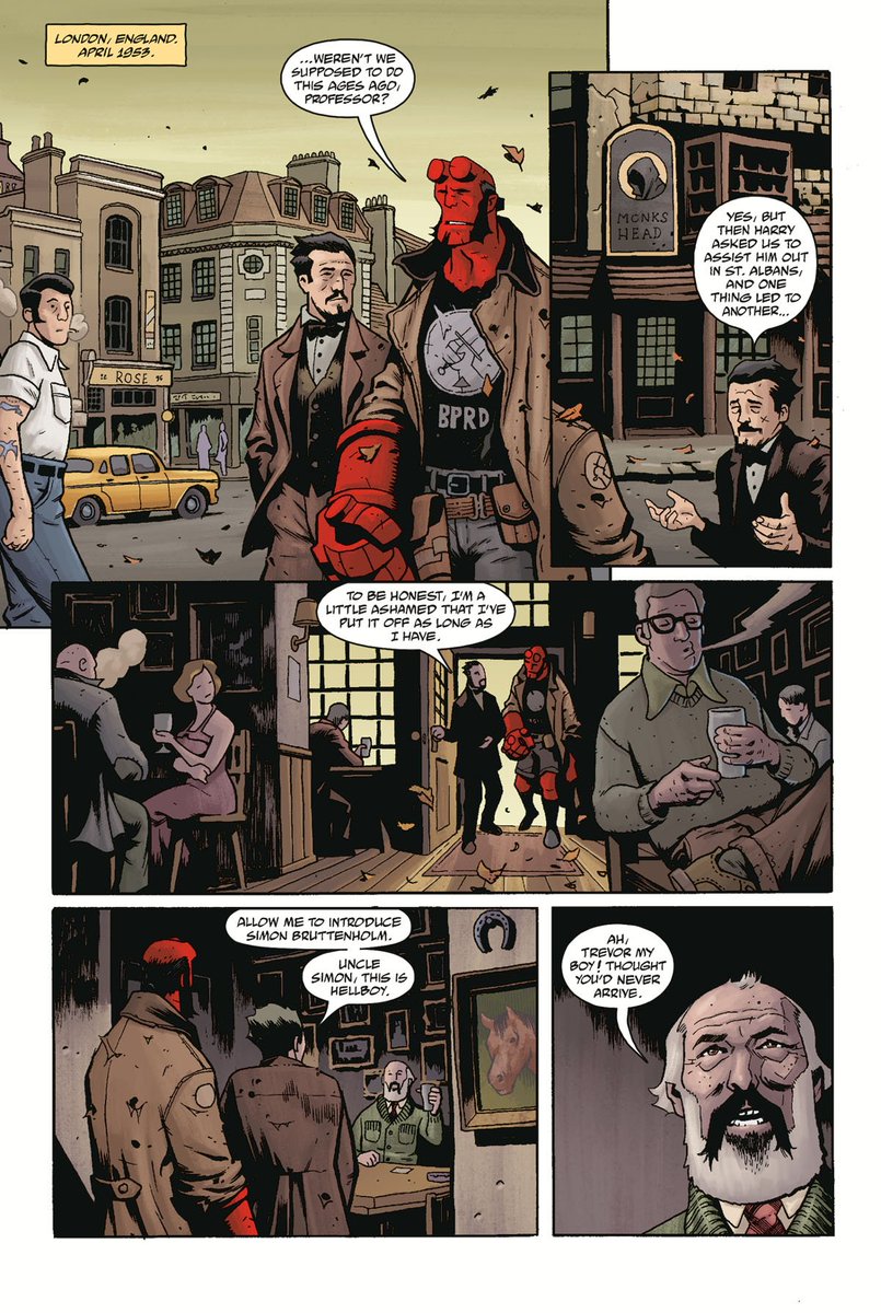 .@SuperHeroHype has the first look at HELLBOY: THE SILVER LANTERN CLUB #1, on sale tomorrow from @DarkHorseComics.
https://t.co/vynDiMsZtt