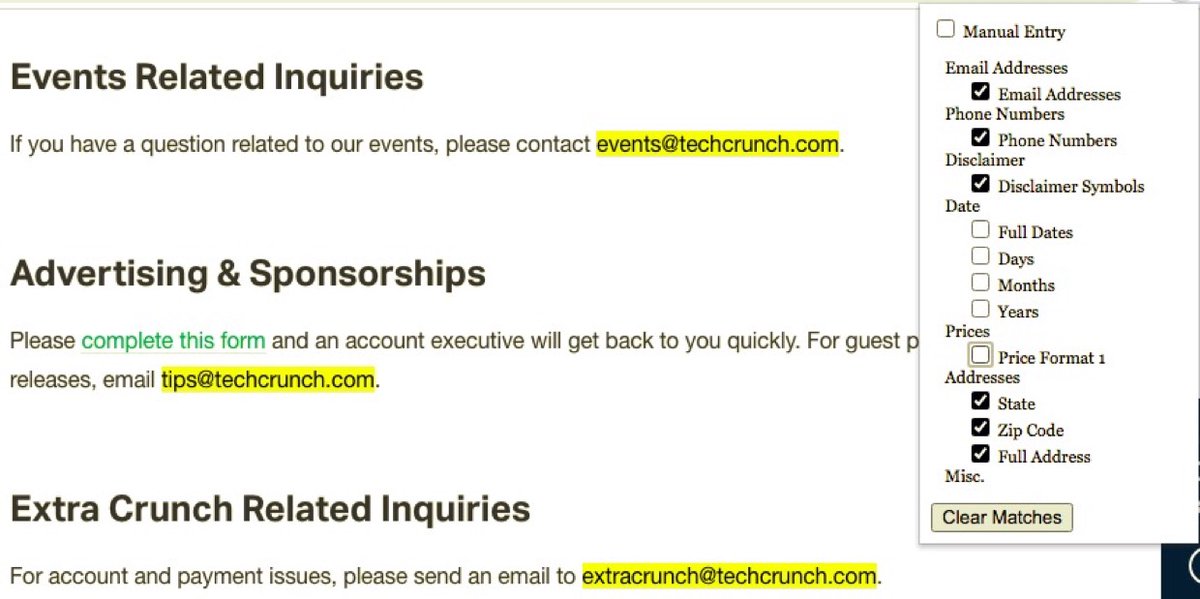 cyb_detective's tweet image. Regex Cheker
Search and highlight (in webpage):
Emails
Phone numbers
Dates
Prices
Adresses
Some strings corresponding to the #RegExp entered by the user
chrome.google.com/webstore/detai…
#googlechrome #osint