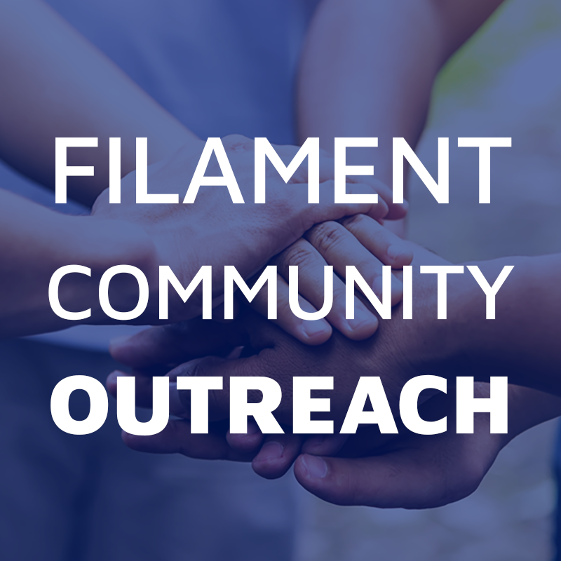 Filament is passionate about #community outreach that benefits #nonprofit organizations. See what we've been up to: flmnt.org/outreach #livingourmission