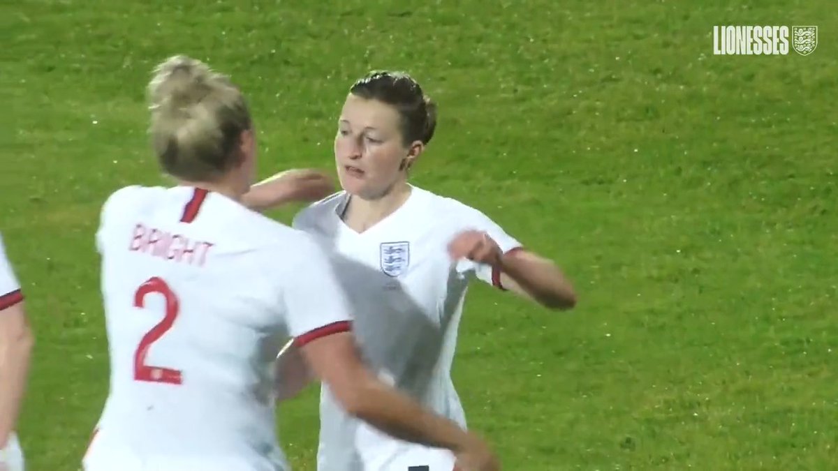 Ellen White's 44th goal for England | Latvia 0-10 England | WC Qualifier