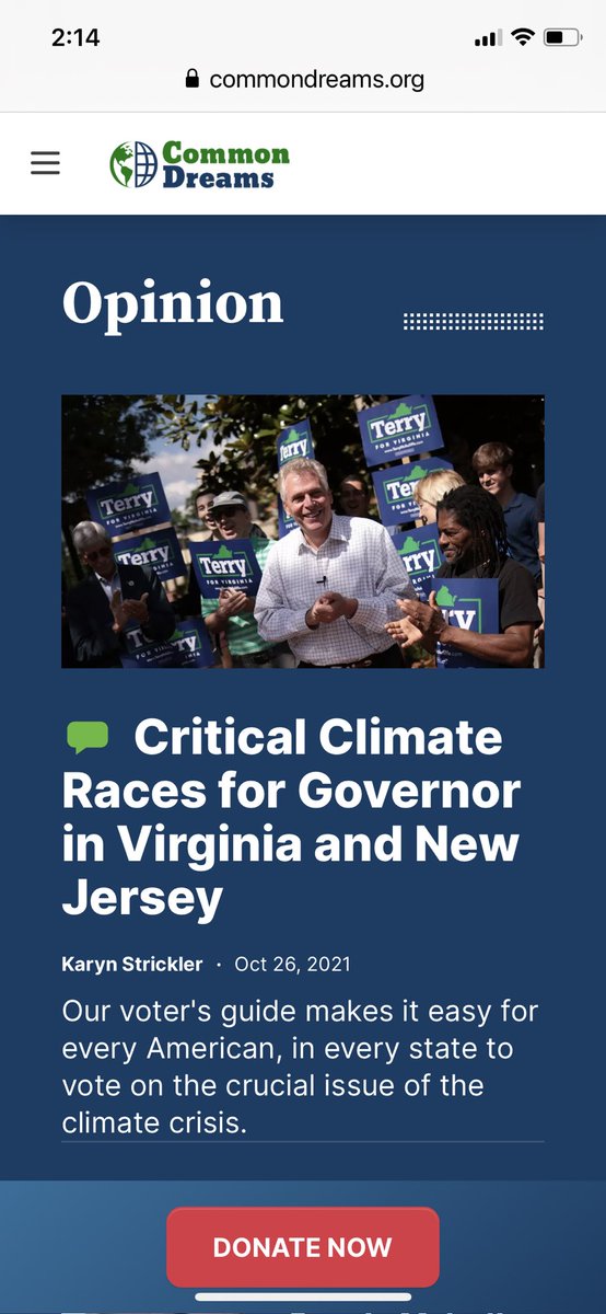 Vote_Climate_US's tweet photo. @Vote_Climate_US PAC’s Gubernatorial Voters is the  lead opinion piece on @commondreams today: https://t.co/sa0ZY3ggPI https://t.co/NExvYNulC1