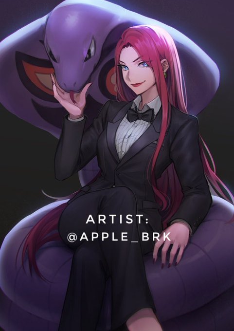 2 pic. I recreated @APPLE_BRK ‘s Jessie from Team Rocket! ❤️ https://t.co/J2cLgaGUxf