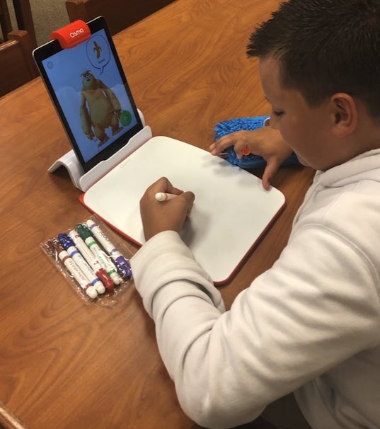 BayTech2's tweet photo. BDS students are always learning with #makerspace in our media centers.  #Osmo and #DashRobot help students learn how computer programming works. https://t.co/aoUJwmqtju