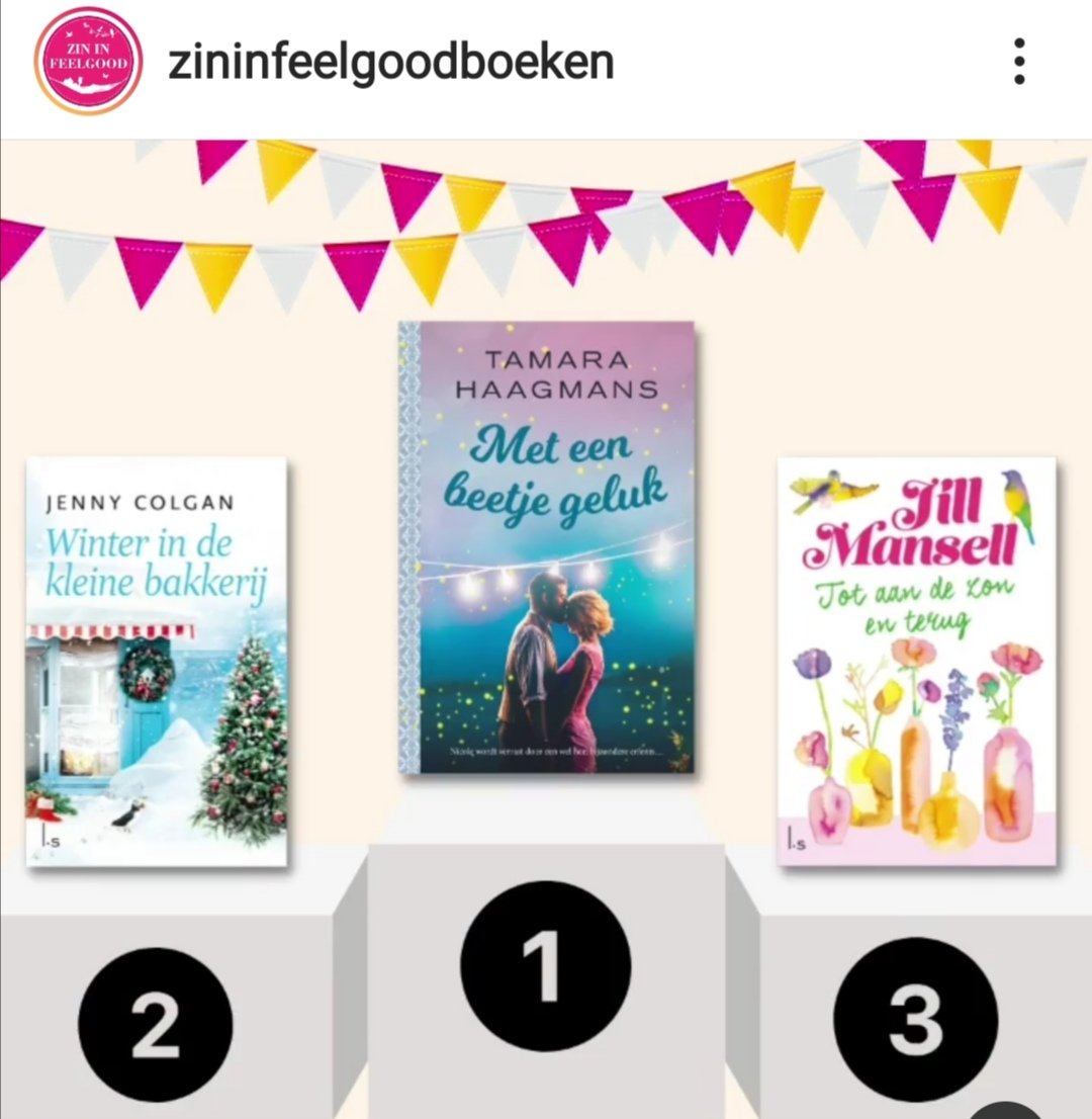 En het 'Beste zin in feelgood boek van 2021 is geworden....' 
Ehm.... 

😂🤷🏼‍♀️ IK BEN ECHT ZO BLIJ!