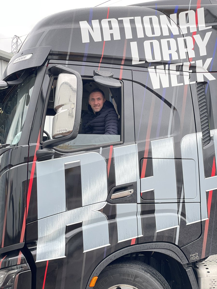 You’ll probably recognise that face! 😉 This time without his goalie gloves <a href="/therealgreegsy1/">Allan McGregor</a> 👏🏻 #NationalLorryWeek #TheOneDeliveringTheGoods #OnAndOffThePitch <a href="/RHANews/">RHA</a> <a href="/TrailerResource/">Trailer ResourcesLTD</a> <a href="/backhousejones/">Backhouse Jones</a> <a href="/IVECOUK/">IVECO UK</a> #followfollow #RFC