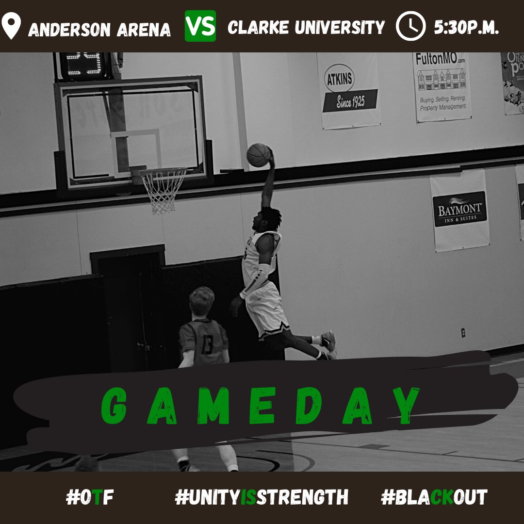 wwuowlsMBB's tweet photo. William Woods its finally that time of year!!! We open up our home schedule tonight at 5:30 p.m.
First 100 students/staff to arrive will receive a free T-shirt! Weโre going BLACKOUT tonight, make sure to come and support!!! #otf #blackout #packthehouse #defendtheANDY https://t.co/C7qvnH9o5j