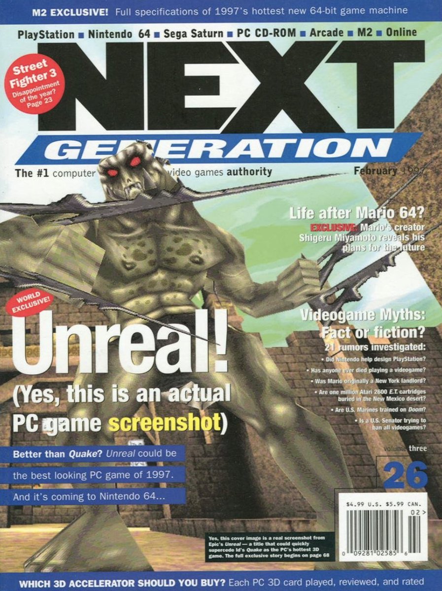 MarKoPetersohn's tweet photo. Yes, this was in february 1997 an actual PC game screenshot.

Damals war #Unreal noch ein #Spiel und keine #Engine. ☝️

#ThrowbackTuesday https://t.co/sfOjSffMEy