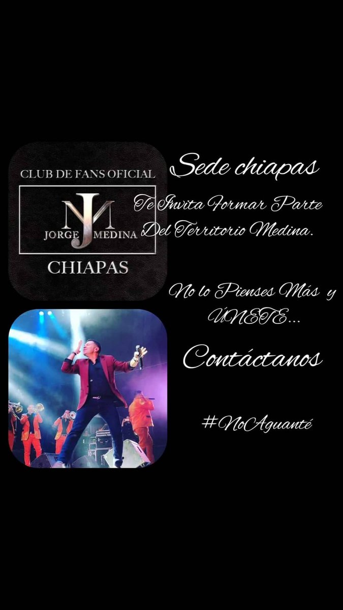ClubJM_Chiapas3's tweet photo. Te invitamos a formar parte de esta gran familia territorio Medina 
G.R https://t.co/B5aS9yQTbd