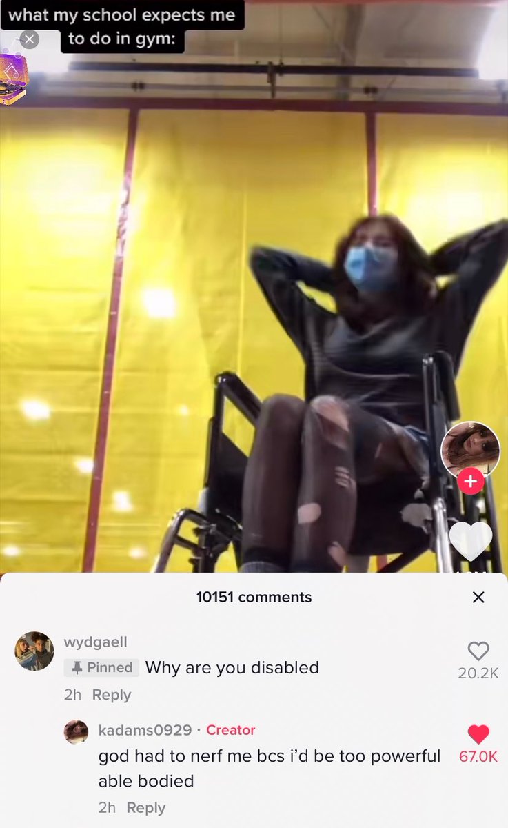 bealligerent's tweet photo. "god had to nerf me bcs i’d be too powerful able bodied" https://t.co/Uc3DHmMM3I