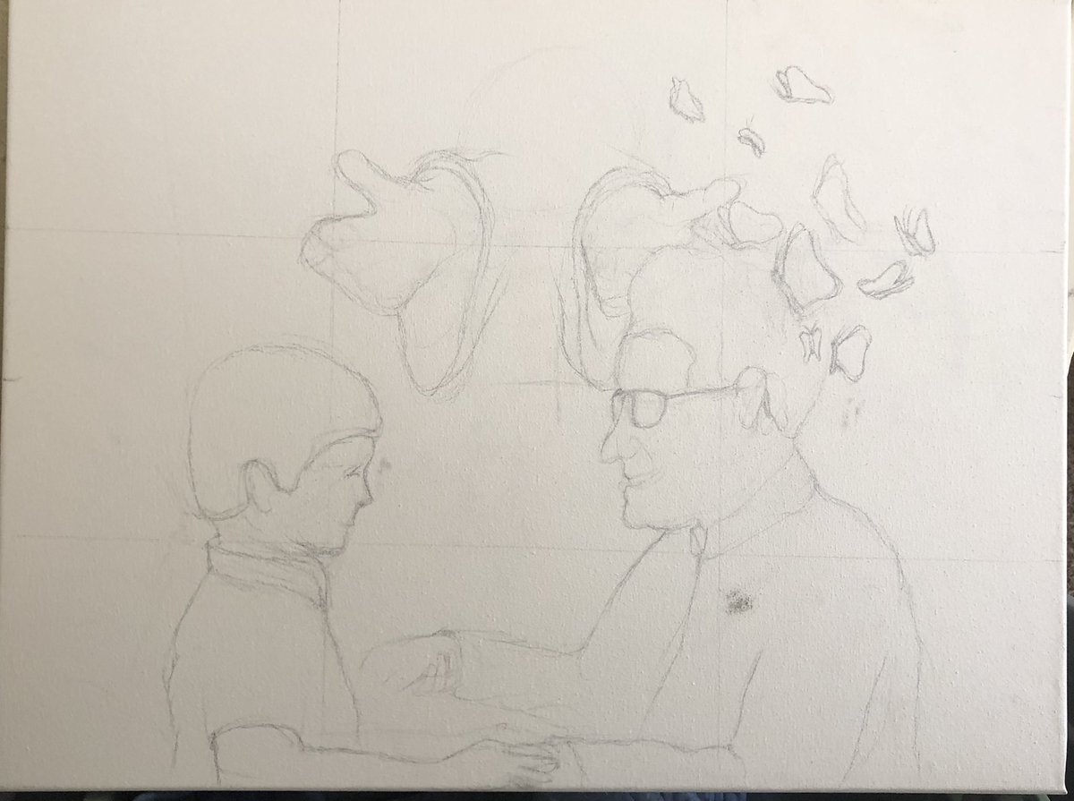 CVC_Creations's tweet photo. WIP sketch, a tribute piece for my grandfather suffering from Alzheimer’s 💜 https://t.co/XmUOE8vnhZ