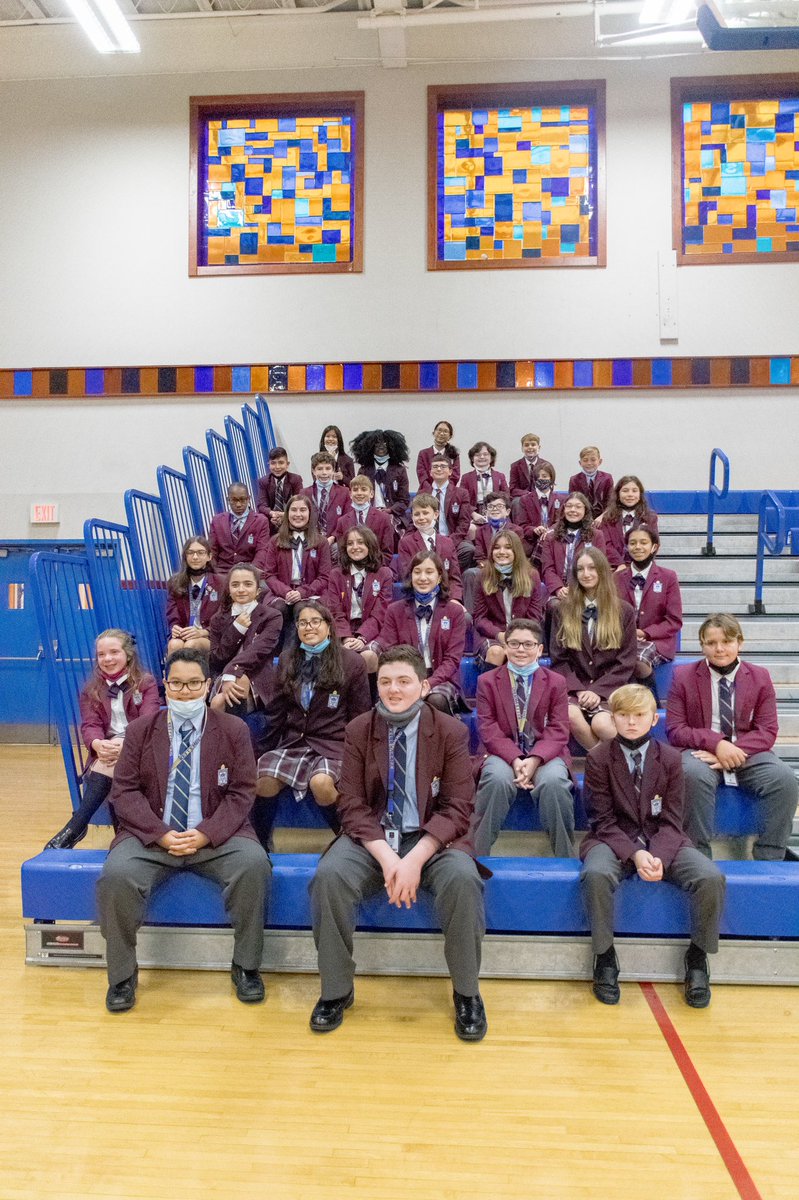 Kellenberg's tweet photo. Congratulations to Latin School students Matthew Ippolito (R) and Gabriel Garo (L) on placing first and second in the annual Latin School Spelling Bee!
#LatinSchool #Kellenberg #Firebirds #BlueAndGold #OneHeartOneMind #SpellingBee🐝 https://t.co/xb9S9UjeLw