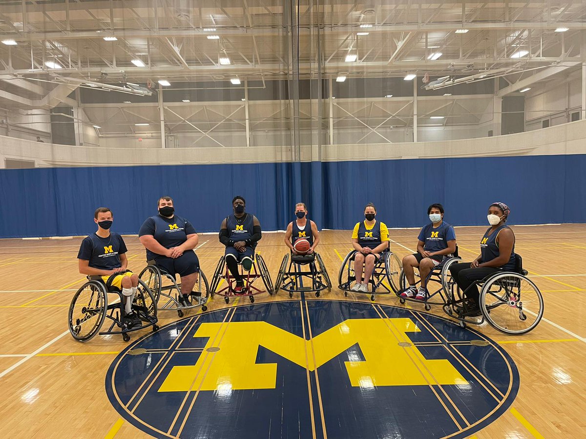U-M Family Medicine (@umfamilymed) on Twitter photo Making history today! <a href="/Umich/">University of Michigan</a>'s Wheelchair Basketball team plays their first game ever in an exhibition match against the Detroit Wheelchair Pistons. We're excited to celebrate with the team, <a href="/umadaptive/">Umich Adaptive Sports</a> & <a href="/Okanlami/">Dr. O (Feranmi Okanlami, MD MS)</a>! #GoBlue Making history today! <a href="/Umich/">University of Michigan</a>'s Wheelchair Basketball team plays their first game ever in an exhibition match against the Detroit Wheelchair Pistons. We're excited to celebrate with the team, <a href="/umadaptive/">Umich Adaptive Sports</a> & <a href="/Okanlami/">Dr. O (Feranmi Okanlami, MD MS)</a>! #GoBlue