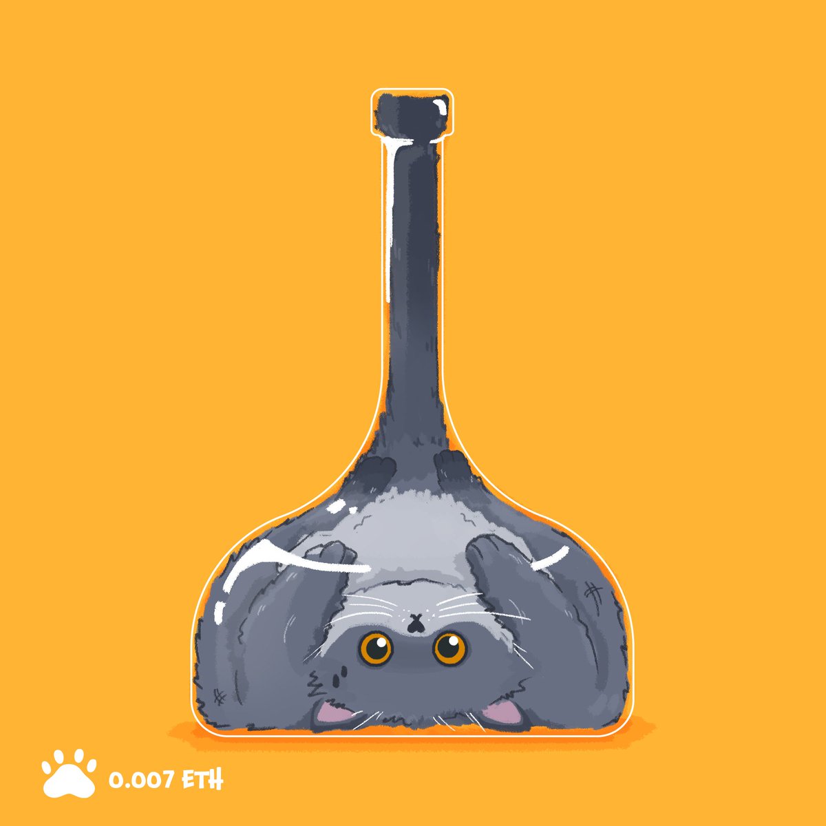 PydNft's tweet photo. @thetitanborn Do you agree with me that cats are liquid? I saw many pictures of cats in unusual shapes, and this collection was inspired by them. When my cats are liquid, they can fill any shape in the world, so please support me and wait to see what shape lilcat will fill. https://t.co/dmvYjKnTQ2