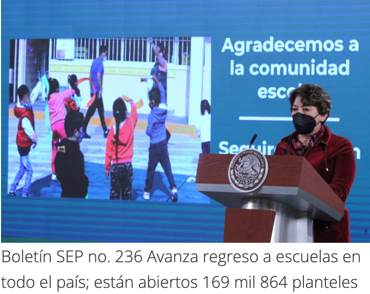 FormaConsultor1's tweet photo. A dos meses del regreso a clases presenciales la Secretaria de Educación Pública, Delfina Gómez Ávarez, llama a todas las comunidades escolares a sumarse al regreso a clases para evitar el rezago. 👇🏽Aquí te compartimos la nota: https://t.co/tjMQYvsM57... https://t.co/95gHeZotQn