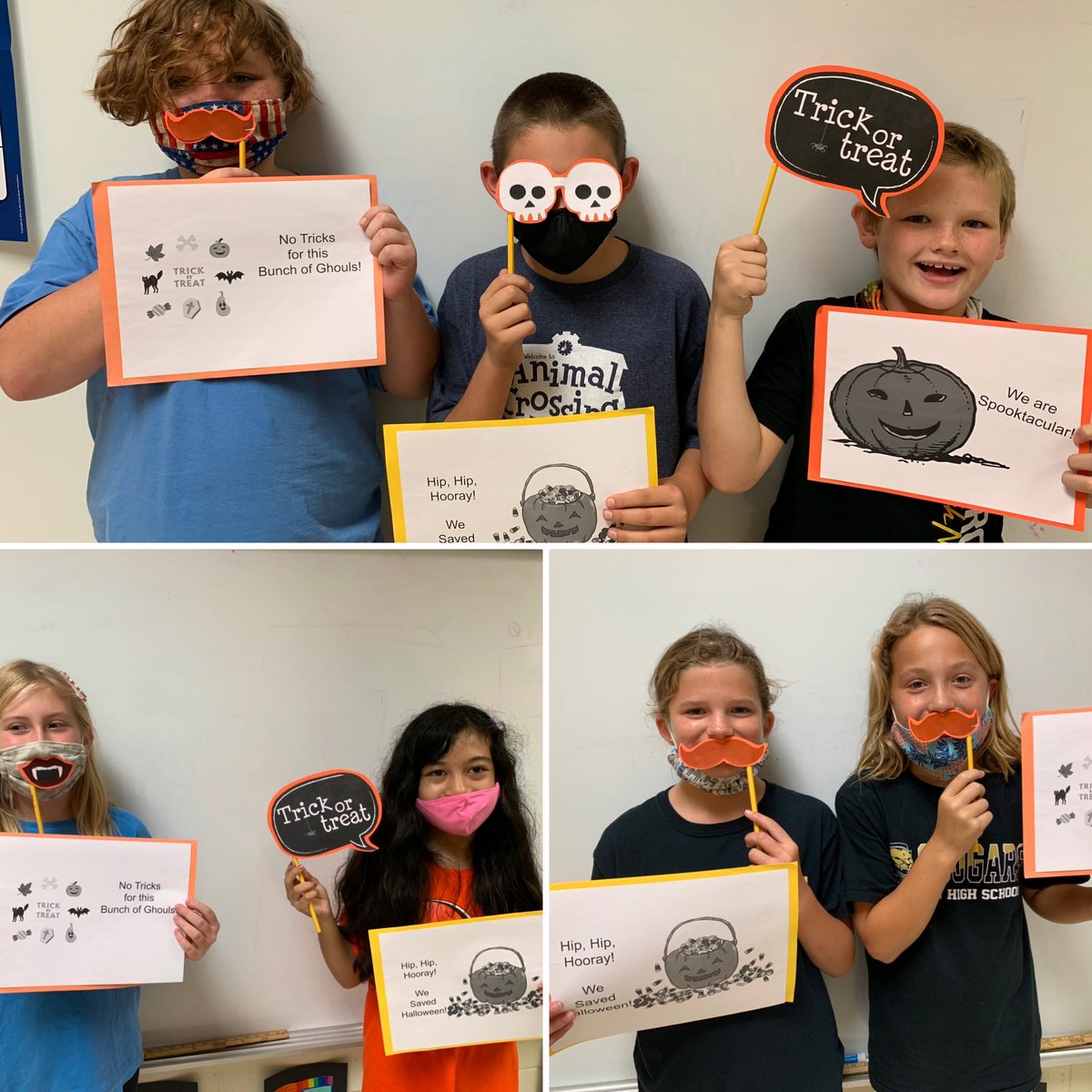 thefoxymermaid's tweet photo. These @BogueSoundCubs 5th graders escaped a haunted house @breakoutEDU just in the nick of time! We are having so much fun this week putting our critical and creative thinking to the test. #giftedkids #CCPSgifted https://t.co/9pGjy31aaQ