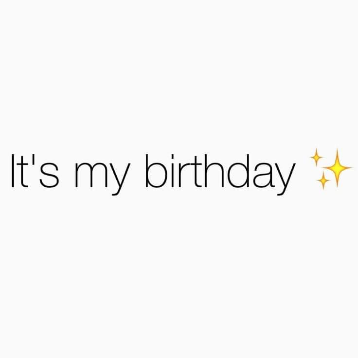 Happy birthday to me!!