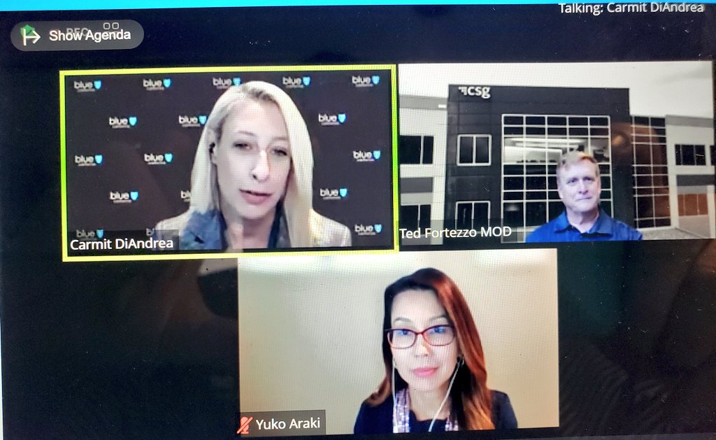 KenKraetzer's tweet photo. #JourneyAnalytics and Compliance topic of this afternoon @PACEassociation #ACX21 conf with mod @TedFortezzo of CSG, Carmit DiAndrea @diandreac of @BlueShieldCA and Yuko Araki of  @AARP 
@cbsiservices https://t.co/vWLaLqmZGr