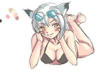 38
涼月
史実通りのさすがの生存力に加えて、攻撃能力も高い子。
噂では現在の最深部でも普通につかえるとか…

同じニキの絵にも関わらずイマイチ胸の大きさが安定しない印象のある子でもある。
水着のは間違いなくヴァリアブル乳なんだがなあ…他はちょい小さめ。 