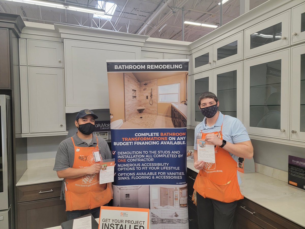 A huge thank you to Alex &amp; Daniel for all their help processing a very large payment in store. #BathroomRemodeling #HomerAward #WellDeserved #BuildingStrongRelationships #6670 🧡🛁🧼