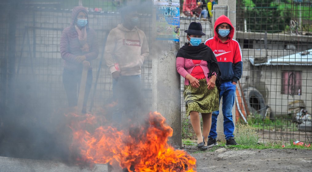AJEnglish's tweet photo. Indigenous lead protest against Ecuador economic policies https://t.co/t4FB4Z0m1j https://t.co/FwF5EOdMr5