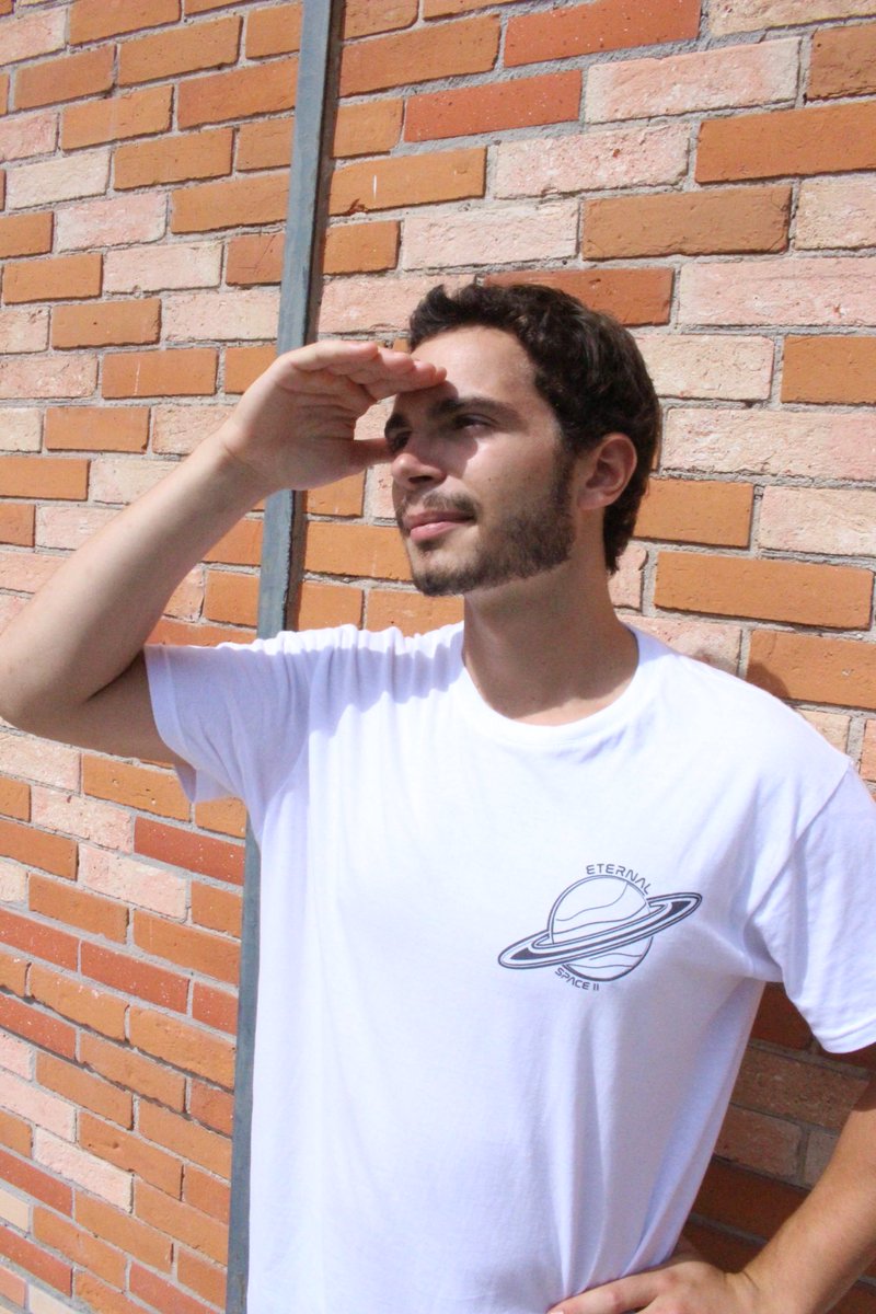 eternel_corp's tweet image. Capsule #1 Space 🚀 

Teeshirt Space II blanc 👕