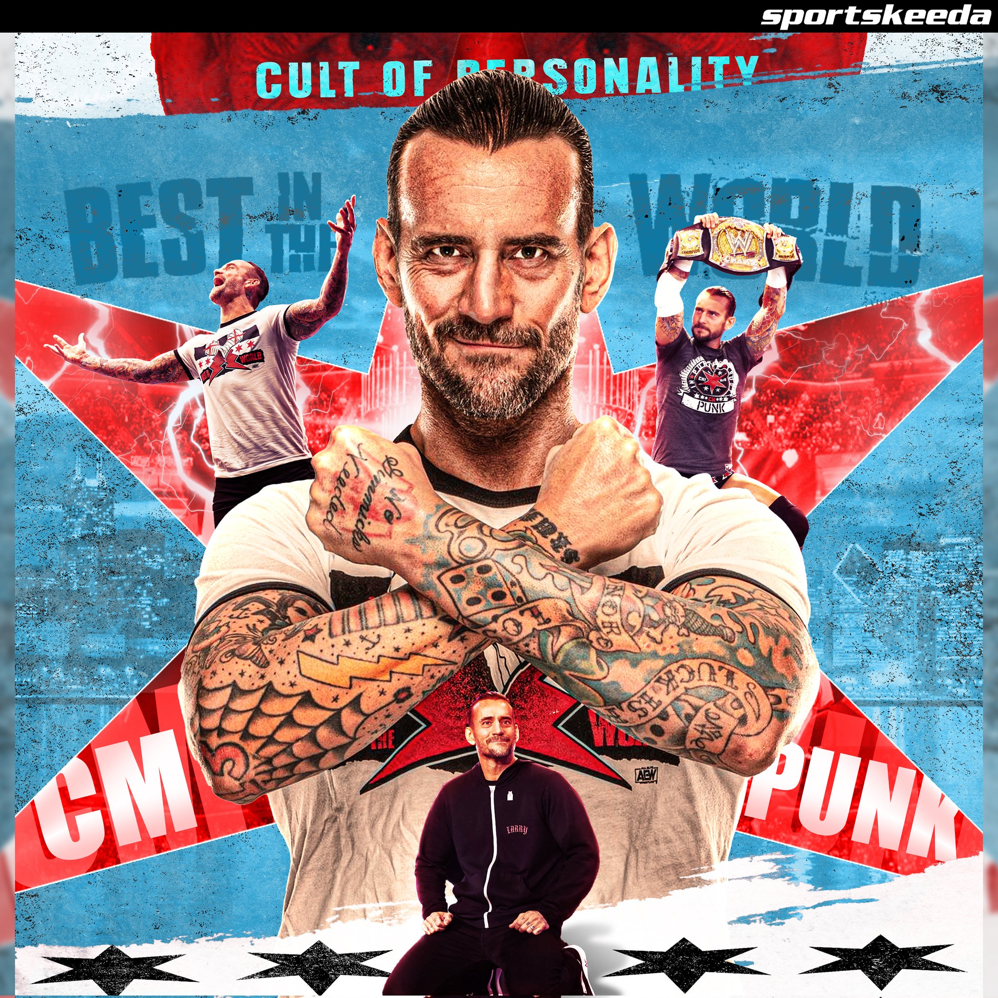 Sportskeeda Wrestling wishes the \"Best in the World\" CM Punk a very Happy Birthday! 