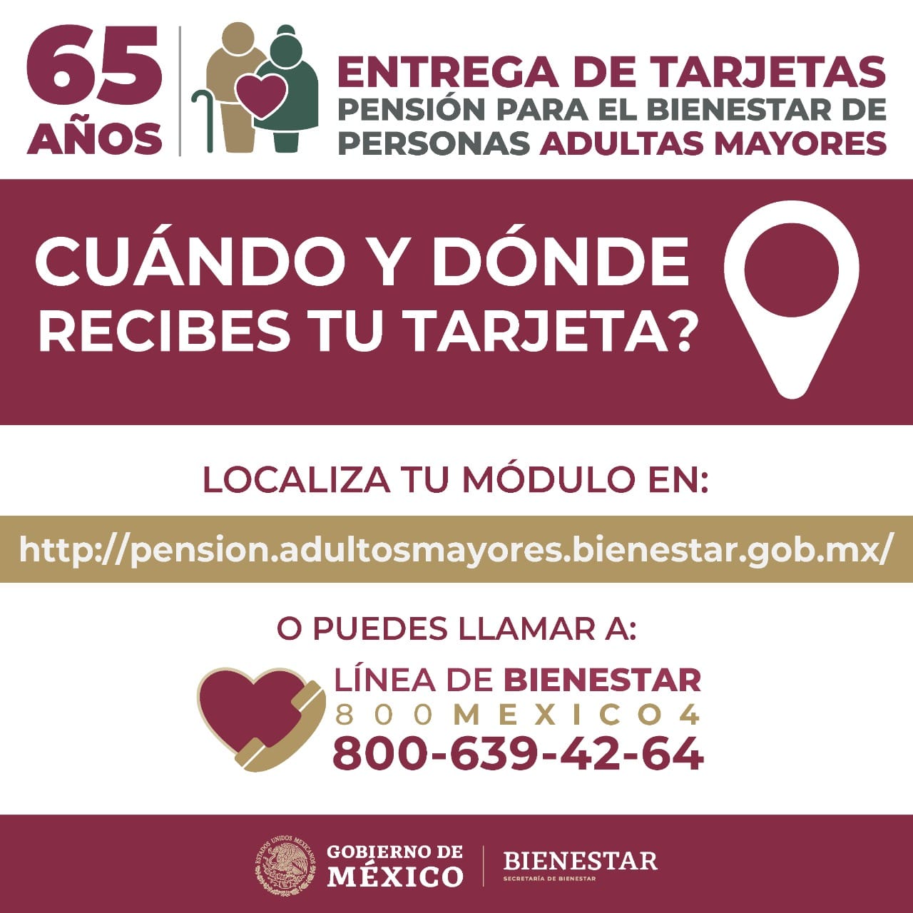 Bienestar on Twitter "¿Vas a recoger tu Tarjeta para el Bienestar de
