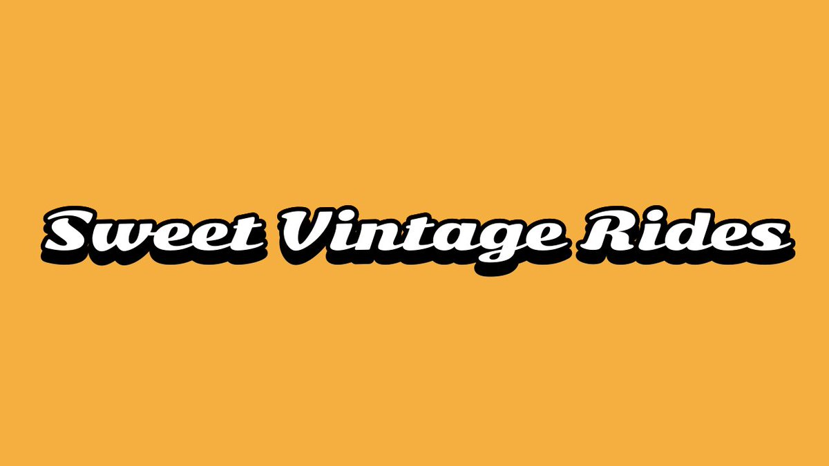 Sweet Vintage Rides tweet media