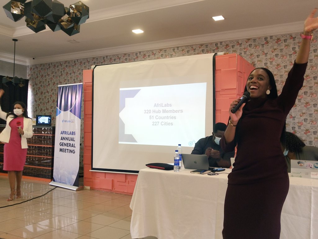 SheilahBirgen's tweet photo. @AfriLabs now has 320 Hub Members in 51 Countries and 227 Cities in Africa 🌍  #AAGM #Afrilabs . Congratulations on 10years of amazing and Impactful work on Africa. 

Pic courtesy. https://t.co/YjVljPljxQ