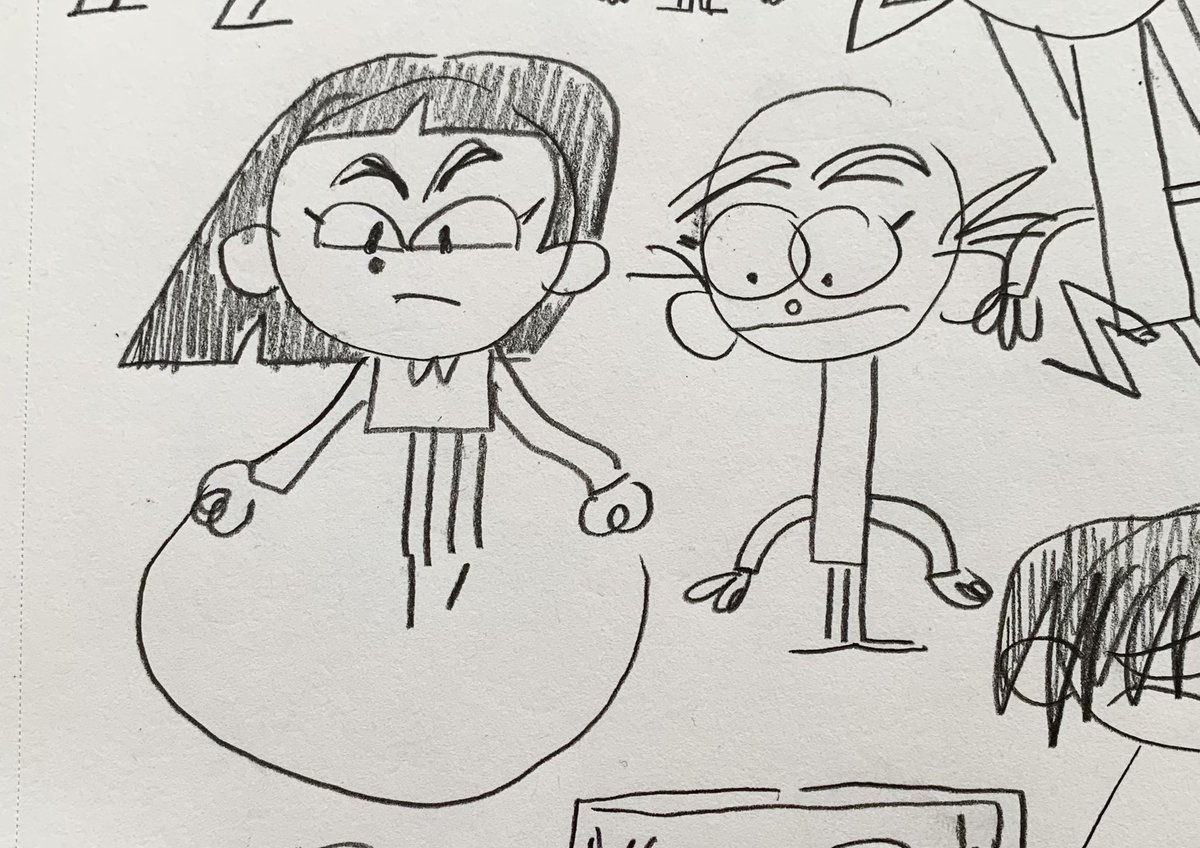 always like drawing rude kids. here're some i didnt color 