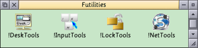 RISCOSbits's tweet image. Coming soon... #FUtilities

A specially curated set of free utilities to enhance your #RISC_OS experience, including:

Password protected screen saver
Recycle Bin
Virtual desktop
Keyboard mapper
High visibility pointer
Network reboot
Virtual keyboard
Screen mode switch
and more!