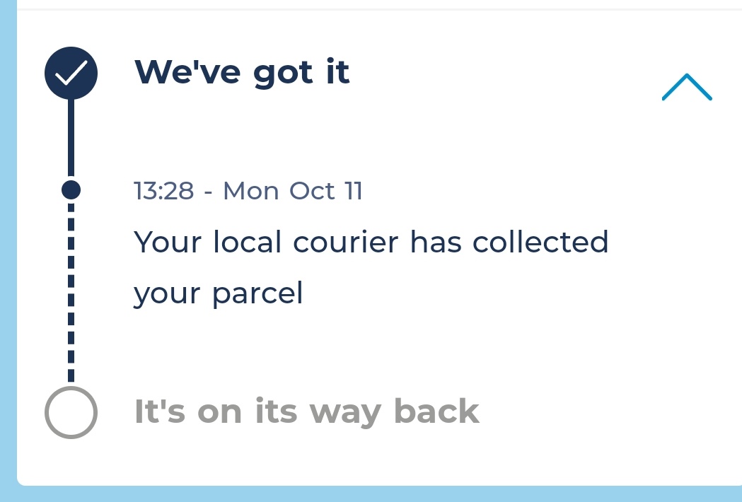 ReluctantPoster's tweet photo. Look at the date on that! I know they collected it over 2 weeks ago. Is it still sat in their car or something? https://t.co/JaZq58CITX