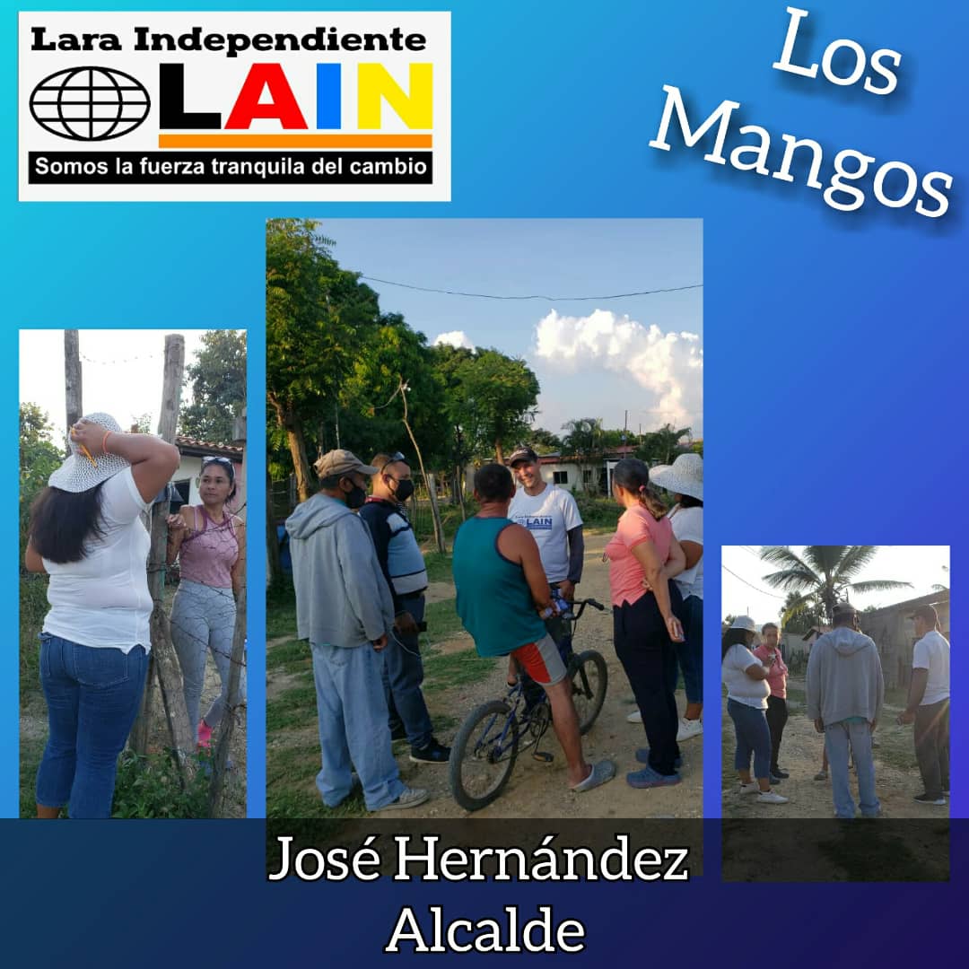 Activados en caminatas casa por casa en las comunidades de Blanquita de Pérez y Los Mangos.

¡Súmate a la fuerza del cambio en Palavecino! ☞<a href="/jghernandezvzla/">José Gregorio Hernández</a>  <a href="/lainvzla/">Lara Independiente</a> 

#Somoslafuerzatranquiladelcambio #YovotoLAIN #UnidosParaTransformar