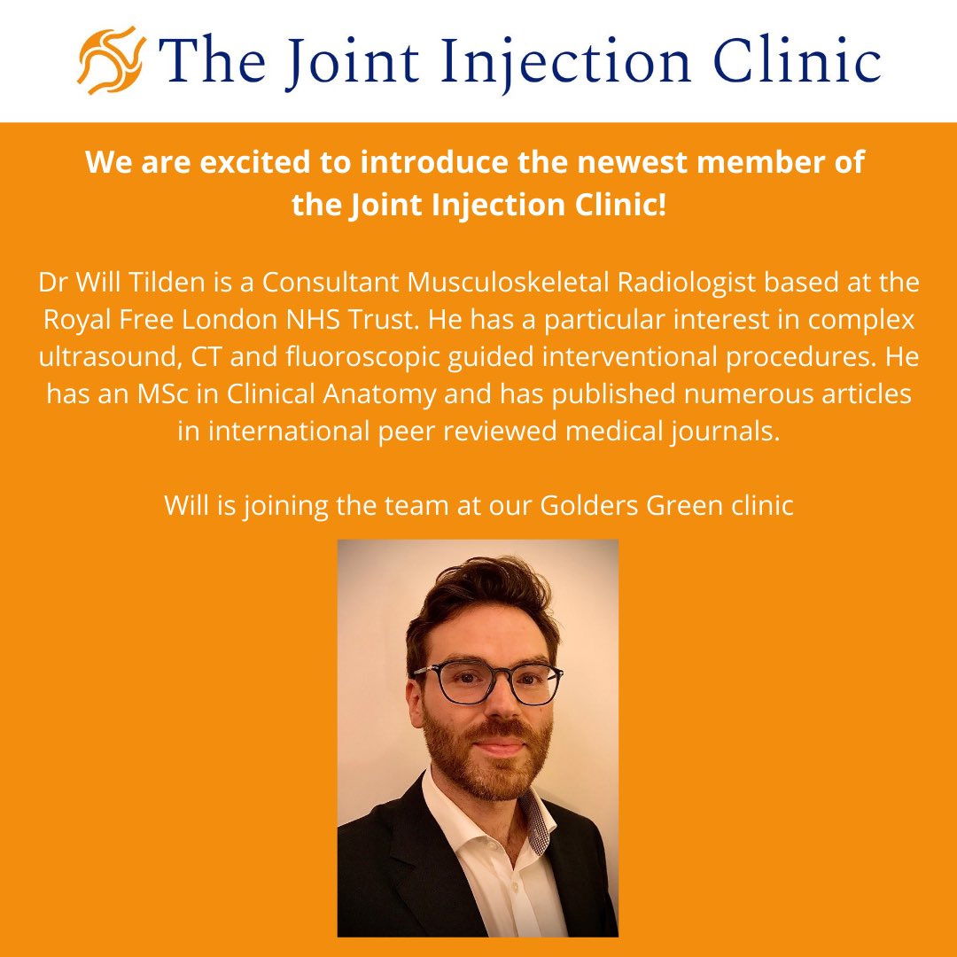 The Joint Injection Clinic - Dr James Thing tweet media