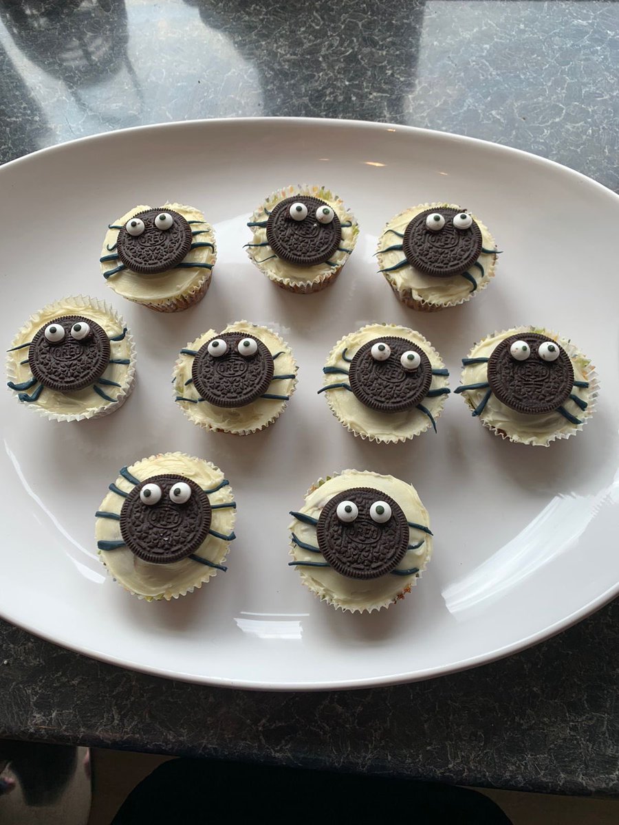alex_mccafferty's tweet photo. Icu Jersey CI has entered into a Halloween baking contest - already I’m concerned https://t.co/YefFam3GRW