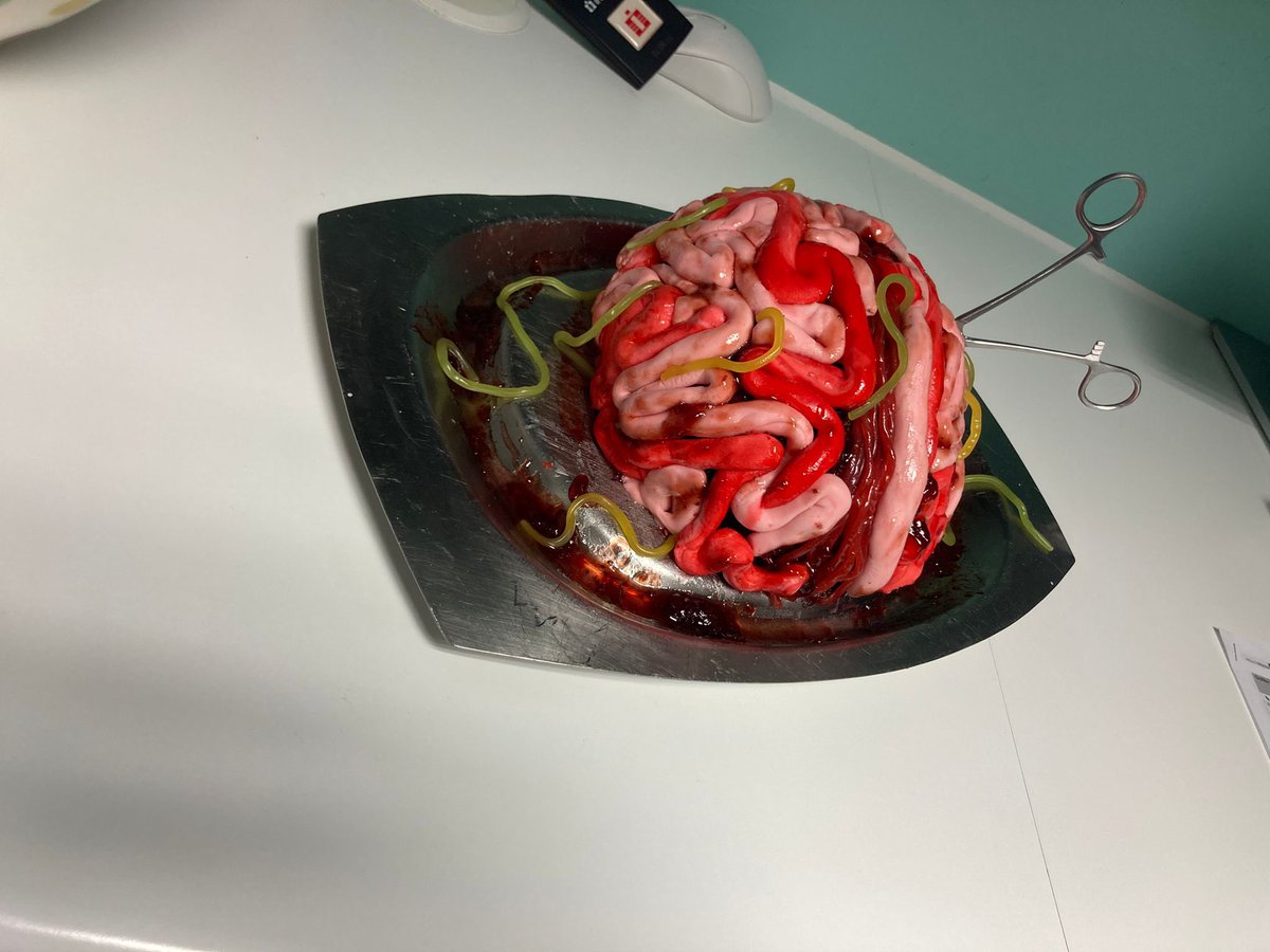 alex_mccafferty's tweet photo. Icu Jersey CI has entered into a Halloween baking contest - already I’m concerned https://t.co/YefFam3GRW